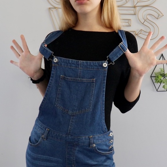 Love Tree Denim Overalls - Picture 1 of 7